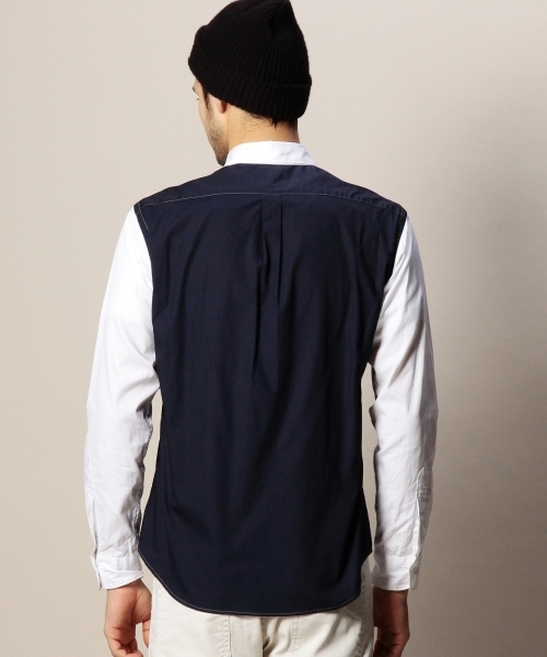 BEAUTY&YOUTH UNITED ARROWS（ビューティーアンドユースユナイテッドアローズ）の「BY ∴ ピン/オックス パネル/クレイジー シャツ◆（シャツ/ブラウス・メンズ・その他1/その他2・SMALL/LARGE/X-LARGE/X-SMALL/MEDIUM）」の12枚目の写真