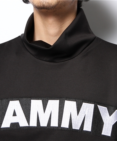 DAMMY(ダミー)の「DAMMY/ハイネックTシャツ(Tシャツ/カットソー・メンズ・ホワイト/ブラック・FREE)」の6枚目の写真