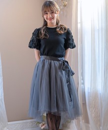 Catherine Cottage（キャサリンコテージ）の「ローズトップス＆チュールスカートセット（セットアップ）」