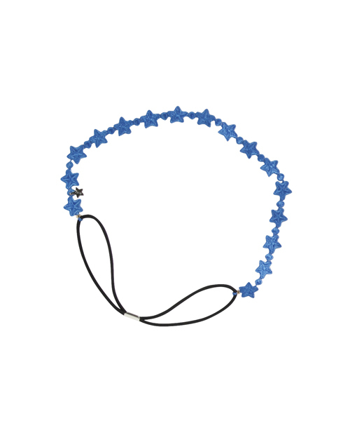 X-girl（エックスガール）の「BRAIDED STAR HAIR BAND（ヘアバンド・レディース・ブラック/レッド/ピンク/パープル/イエロー/グリーン/ブルー・ONE SIZE）」の4枚目の写真