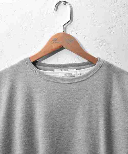 MinoriTY(マイノリティ)の「メンズナノテックビッグシルエットTシャツ&タンクトップアンサンブル 【2点セット】(Tシャツ/カットソー・メンズ・ブラック/ブルー/ワイン/ベージュ/杢グレー/オフホワイト・M/L)」の15枚目の写真