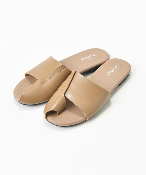 DISCOAT（ディスコート）の「トングフラットサンダル（サンダル・レディース・ブラック/ベージュ・MEDIUM/LARGE）」の8枚目の写真