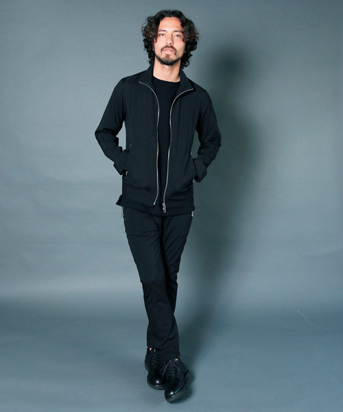 Magine(マージン)の「【Magine】PE TYPEWRITER STRETCH STAND ZIP TRACK JKT:タイプライター ストレッチ スタンドジップ トラックジャケット 19SS(ブルゾン・メンズ・チャコールグレー/ブラック/ネイビー・46/48/44)」の22枚目の写真