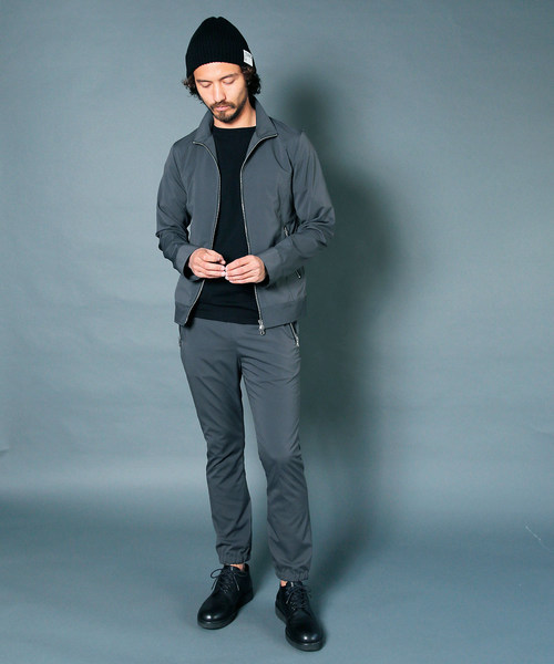 Magine(マージン)の「【Magine】PE TYPEWRITER STRETCH STAND ZIP TRACK JKT:タイプライター ストレッチ スタンドジップ トラックジャケット 19SS(ブルゾン・メンズ・チャコールグレー/ブラック/ネイビー・46/48/44)」の20枚目の写真