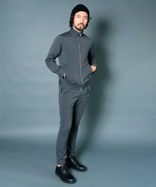 Magine(マージン)の「【Magine】PE TYPEWRITER STRETCH STAND ZIP TRACK JKT:タイプライター ストレッチ スタンドジップ トラックジャケット 19SS(ブルゾン・メンズ・チャコールグレー/ブラック/ネイビー・46/48/44)」の18枚目の写真
