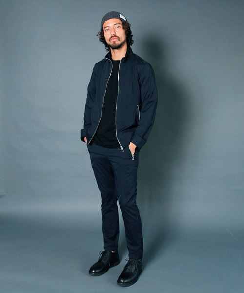 Magine(マージン)の「【Magine】PE TYPEWRITER STRETCH STAND ZIP TRACK JKT:タイプライター ストレッチ スタンドジップ トラックジャケット 19SS(ブルゾン・メンズ・チャコールグレー/ブラック/ネイビー・46/48/44)」の17枚目の写真
