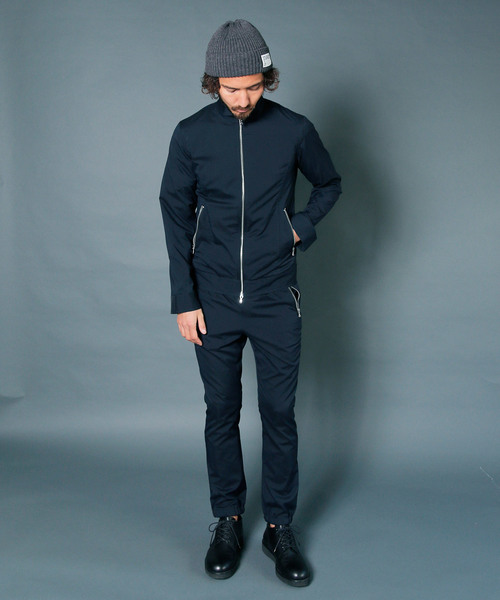 Magine(マージン)の「【Magine】PE TYPEWRITER STRETCH STAND ZIP TRACK JKT:タイプライター ストレッチ スタンドジップ トラックジャケット 19SS(ブルゾン・メンズ・チャコールグレー/ブラック/ネイビー・46/48/44)」の15枚目の写真