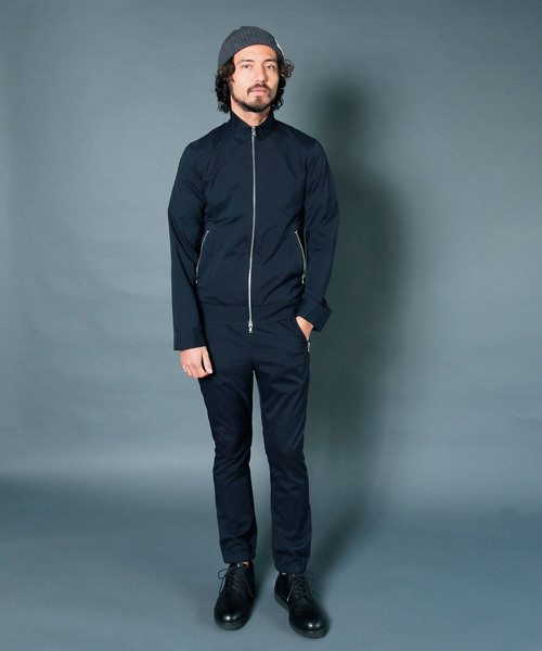 Magine(マージン)の「【Magine】PE TYPEWRITER STRETCH STAND ZIP TRACK JKT:タイプライター ストレッチ スタンドジップ トラックジャケット 19SS(ブルゾン・メンズ・チャコールグレー/ブラック/ネイビー・46/48/44)」の14枚目の写真