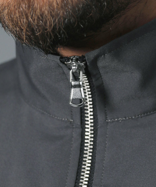 Magine(マージン)の「【Magine】PE TYPEWRITER STRETCH STAND ZIP TRACK JKT:タイプライター ストレッチ スタンドジップ トラックジャケット 19SS(ブルゾン・メンズ・チャコールグレー/ブラック/ネイビー・46/48/44)」の5枚目の写真