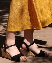 IENA | GAIMO ストラップウエッジサンダル◆(サンダル)