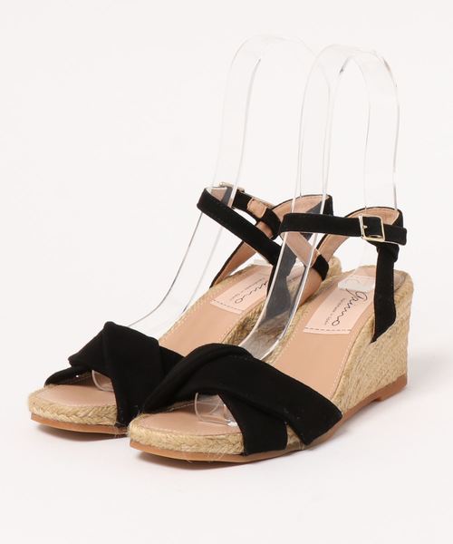 IENA(イエナ)の「GAIMO ストラップウエッジサンダル◆(サンダル・レディース・ブラック/ブルー・38/35/36/37)」の5枚目の写真