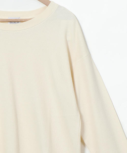 coen（コーエン）の「コットンサーマルロングスリーブカットソー（Tシャツ/カットソー・レディース・ブラウン/カーキ/ナチュラル・FREE）」の12枚目の写真