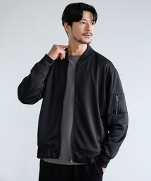 LIL VENDARS（リルヴェンダース）の「Buyer's Select/ハイブリッドジャージーストレッチMA-1ジャケット（MA-1）」