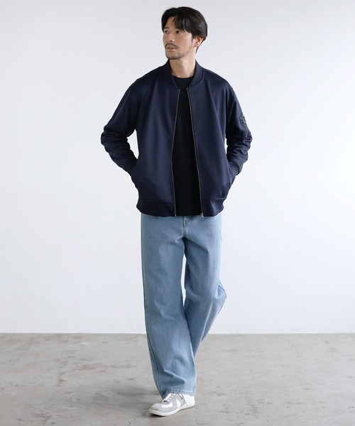 セール】Buyer's Select/ハイブリッドジャージーストレッチMA-1