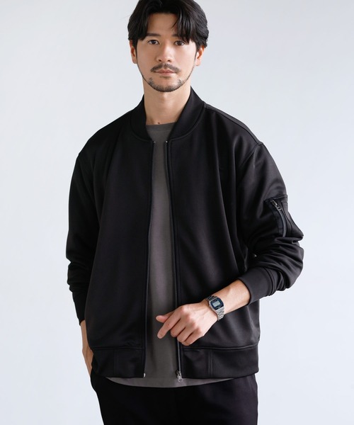 セール】Buyer's Select/ハイブリッドジャージーストレッチMA-1