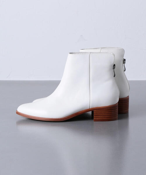UNITED ARROWS（ユナイテッドアローズ）の「UBCB ポインテッド バックジップ ブーツ（ブーツ・レディース・ホワイト/ブラック・37/37h/36h/35/38/35h/36）」の15枚目の写真