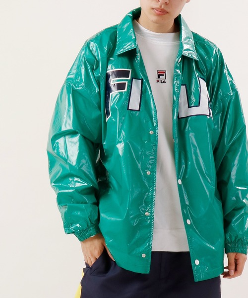 FILA HERITAGE(フィラヘリテージ)の「【FILA heritage】フロントロゴ ナイロンジャケット(ナイロンジャケット・メンズ・ブラック/ブルー系その他/グリーン/イエロー・S/M/L/2XL/XL)」の3枚目の写真