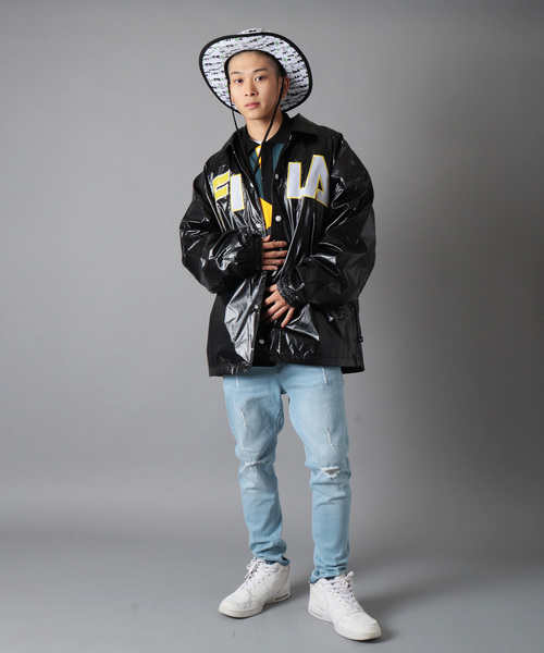 FILA HERITAGE(フィラヘリテージ)の「【FILA heritage】フロントロゴ ナイロンジャケット(ナイロンジャケット・メンズ・ブラック/ブルー系その他/グリーン/イエロー・S/M/L/2XL/XL)」の6枚目の写真