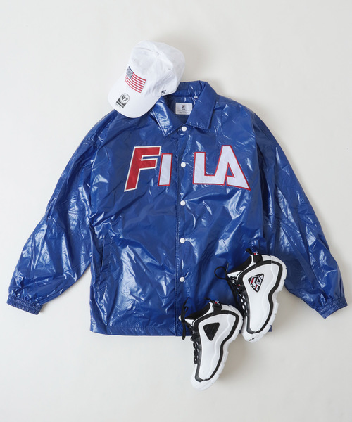FILA HERITAGE(フィラヘリテージ)の「【FILA heritage】フロントロゴ ナイロンジャケット(ナイロンジャケット・メンズ・ブラック/ブルー系その他/グリーン/イエロー・S/M/L/2XL/XL)」の8枚目の写真