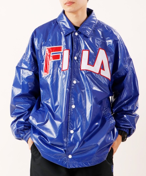 FILA HERITAGE(フィラヘリテージ)の「【FILA heritage】フロントロゴ ナイロンジャケット(ナイロンジャケット・メンズ・ブラック/ブルー系その他/グリーン/イエロー・S/M/L/2XL/XL)」の18枚目の写真