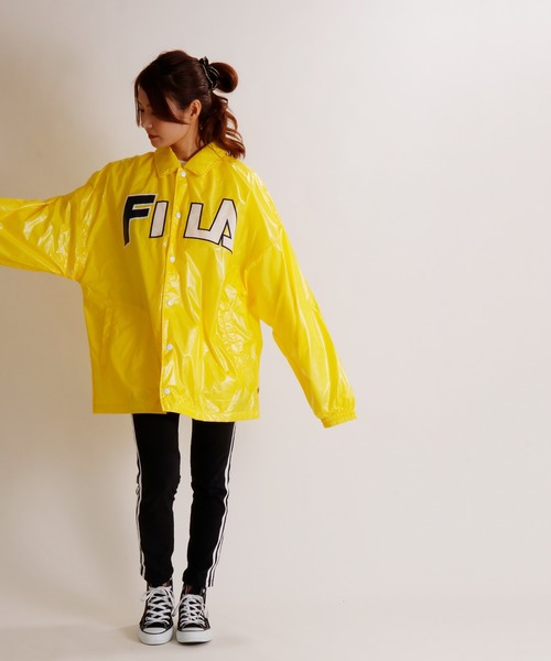 FILA HERITAGE(フィラヘリテージ)の「【FILA heritage】フロントロゴ ナイロンジャケット(ナイロンジャケット・メンズ・ブラック/ブルー系その他/グリーン/イエロー・S/M/L/2XL/XL)」の14枚目の写真