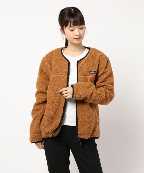 LAST CHANCE SPORTSWEAR（ラストチャンススポーツウェアー）の「【 LAST CHANCE / ラストチャンス 】RETRO BOA FULL ZIP CARDIGAN（その他アウター・レディース・ブラック/ベージュ/イエロー/その他/ライトブラウン・M/L/XL）」の11枚目の写真