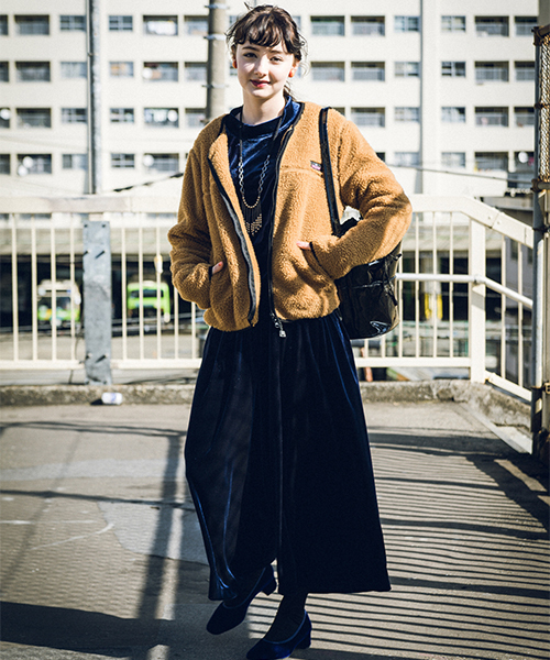 LAST CHANCE SPORTSWEAR（ラストチャンススポーツウェアー）の「【 LAST CHANCE / ラストチャンス 】RETRO BOA FULL ZIP CARDIGAN（その他アウター・レディース・ブラック/ベージュ/イエロー/その他/ライトブラウン・M/L/XL）」の7枚目の写真