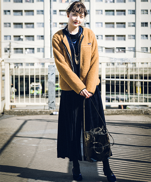 LAST CHANCE SPORTSWEAR（ラストチャンススポーツウェアー）の「【 LAST CHANCE / ラストチャンス 】RETRO BOA FULL ZIP CARDIGAN（その他アウター・レディース・ブラック/ベージュ/イエロー/その他/ライトブラウン・M/L/XL）」の8枚目の写真