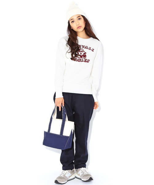 BEAMS BOY(ビームスボーイ)の「L.L.Bean×BEAMS BOY / 別注 BOAT AND TOTE S(トートバッグ・レディース・レッド/グリーン/ネイビー・SMALL)」の4枚目の写真