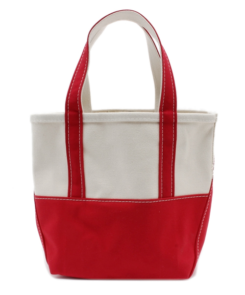 BEAMS BOY(ビームスボーイ)の「L.L.Bean×BEAMS BOY / 別注 BOAT AND TOTE S(トートバッグ・レディース・レッド/グリーン/ネイビー・SMALL)」の1枚目の写真