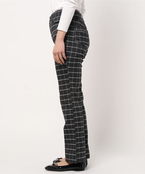 BELLUNA(ベルーナ)の「ウルトラ美脚ブーツカットパンツ73丈(その他パンツ・レディース・グレー系その他/グレー系その他2/ブラック/グレー/杢グレー/チェック/ブラック系その他・SMALL/MEDIUM/LARGE/X-LARGE)」の15枚目の写真