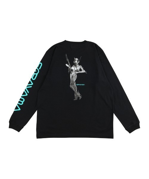 Sync.(スィンク)の「Sync.【HAJIME SORAYAMA】LONG SLEEVE TEE "COMMAND"(Tシャツ/カットソー・メンズ・ブラック/ホワイト・X-LARGE/LARGE/MEDIUM/SMALL/XX-LARGE)」の8枚目の写真