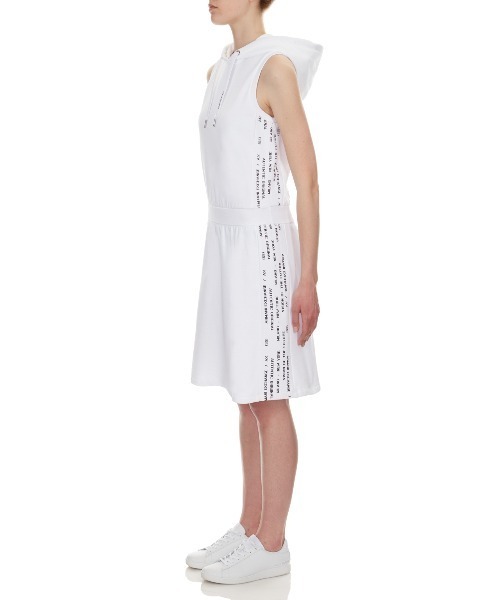 Exchange アルマーニエクスチェンジ のファッション セール Armani X Armani Exchange エクスチェンジ ノースリーブフーディワンピース ワンピース Xアルマーニ A Xアルマーニ リサイクルコットン