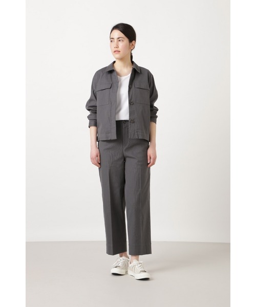 human woman（ヒューマンウーマン）の「コードレーンストレッチ　パンツ（その他パンツ・レディース・ライトホワイト/チャコールグレー・X-SMALL/LARGE/SMALL/MEDIUM）」の5枚目の写真