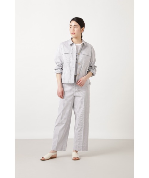 human woman（ヒューマンウーマン）の「コードレーンストレッチ　パンツ（その他パンツ・レディース・ライトホワイト/チャコールグレー・X-SMALL/LARGE/SMALL/MEDIUM）」の7枚目の写真