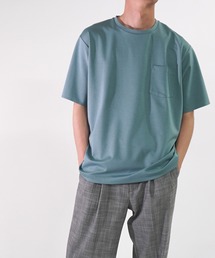 ADAM ET ROPE' | ボックスシルエット ハイゲージダブルニットT(Tシャツ/カットソー)