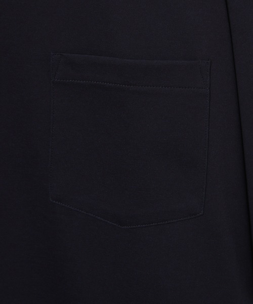 ADAM ET ROPE'（アダムエロペ）の「ボックスシルエット ハイゲージダブルニットT（Tシャツ/カットソー・メンズ・カーキ/ネイビー/ブルー系その他5・M/L）」の11枚目の写真