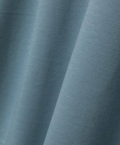 ADAM ET ROPE'（アダムエロペ）の「ボックスシルエット ハイゲージダブルニットT（Tシャツ/カットソー・メンズ・カーキ/ネイビー/ブルー系その他5・M/L）」の12枚目の写真