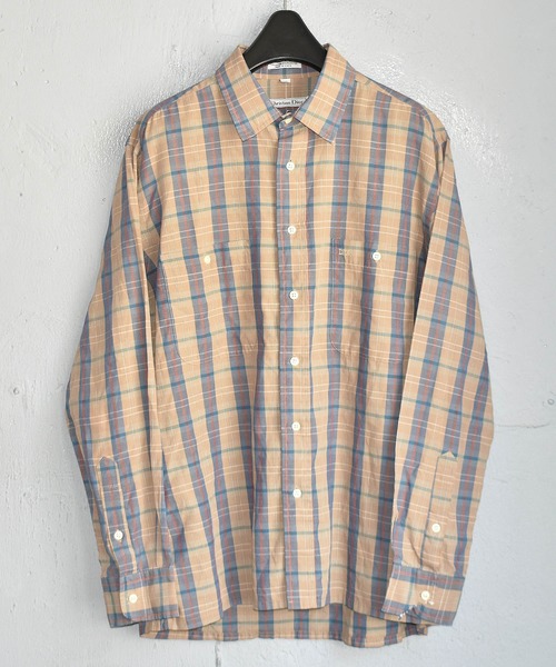 Christian Dior(クリスチャンディオール)の「【ヴィンテージ古着】Christian Dior/クリスチャンディオール チェック柄 シャツ(シャツ/ブラウス・メンズ・ブラウン・LARGE)」の2枚目の写真