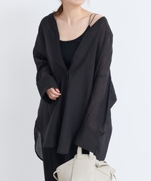 DouDou | ウエストマークシアーシャツ(シャツ/ブラウス)