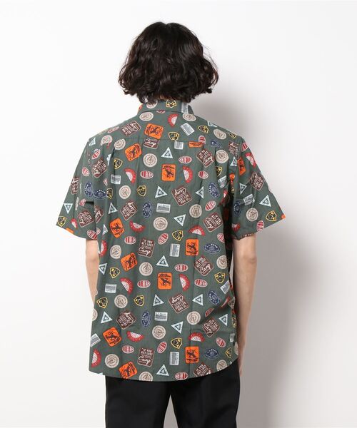 L.L.Bean（エルエルビーン）の「オッター・クリフ・シャツ、半袖　プリント 米国フィット・レギュラー（シャツ/ブラウス・メンズ・ホワイト/ダークグリーン/ネイビー/ダークインディゴブルー/ホワイト系/ホワイト系1/ブルー/ブルー系その他/グリーン系その他・SMALL/MEDIUM/LARGE）」の12枚目の写真