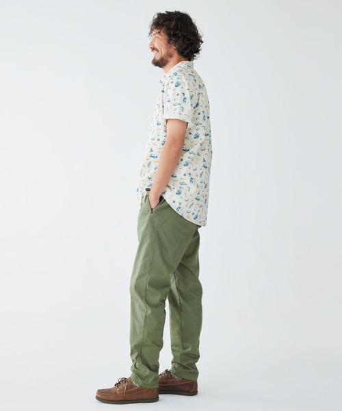 L.L.Bean（エルエルビーン）の「オッター・クリフ・シャツ、半袖　プリント 米国フィット・レギュラー（シャツ/ブラウス・メンズ・ホワイト/ダークグリーン/ネイビー/ダークインディゴブルー/ホワイト系/ホワイト系1/ブルー/ブルー系その他/グリーン系その他・SMALL/MEDIUM/LARGE）」の19枚目の写真