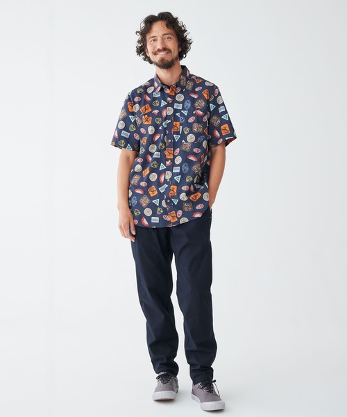 L.L.Bean（エルエルビーン）の「オッター・クリフ・シャツ、半袖　プリント 米国フィット・レギュラー（シャツ/ブラウス・メンズ・ホワイト/ダークグリーン/ネイビー/ダークインディゴブルー/ホワイト系/ホワイト系1/ブルー/ブルー系その他/グリーン系その他・SMALL/MEDIUM/LARGE）」の21枚目の写真