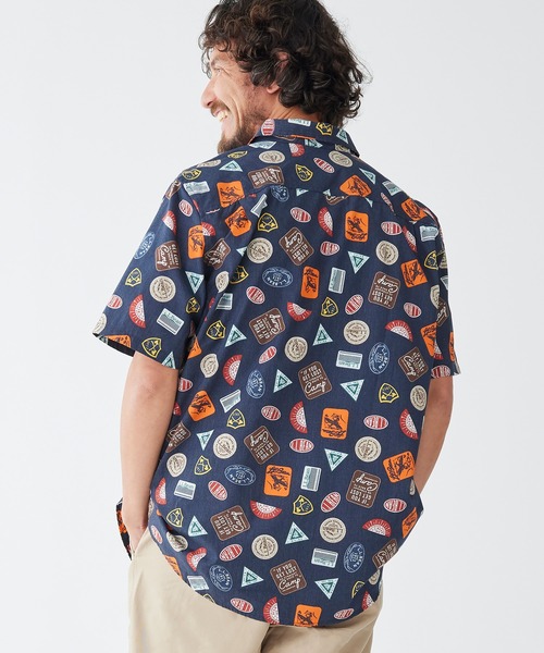 エルフリック・エデン ポートレートプリント 半袖シャツ ALFRIC EDEN*ポートレートグラフィック 半袖 Tシャツ *送料込み