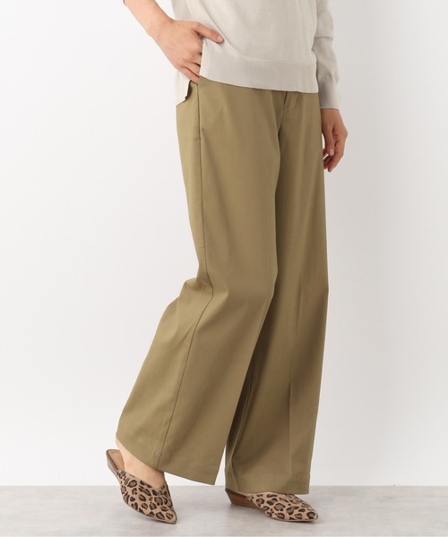 LEPSIM（レプシィム）の「ピーチストレートパンツ　891765（チノパンツ・レディース・チャコールグレー/ダークグリーン/ブラウン/オフホワイト・SMALL/MEDIUM/LARGE/SS）」の3枚目の写真