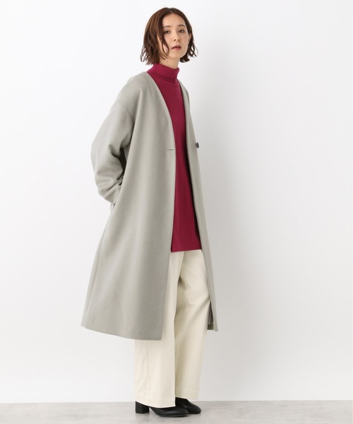 LEPSIM（レプシィム）の「ピーチストレートパンツ　891765（チノパンツ・レディース・チャコールグレー/ダークグリーン/ブラウン/オフホワイト・SMALL/MEDIUM/LARGE/SS）」の5枚目の写真