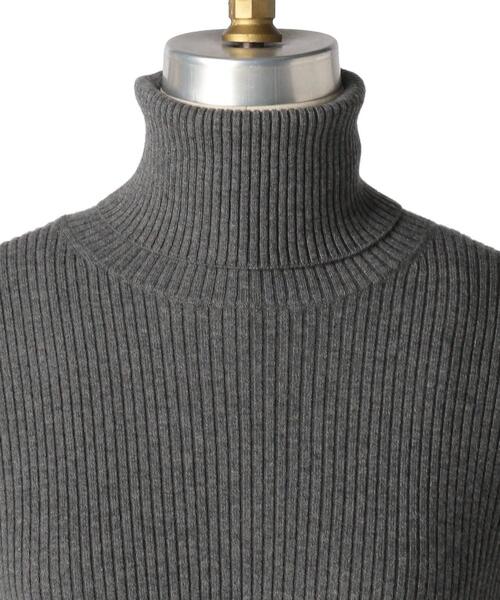 ドゥロワー　16Gリブタートルニットプルオーバー カシミヤ Drawer（ドゥロワー）の「Drawer 16Gリブタートルプルオーバー