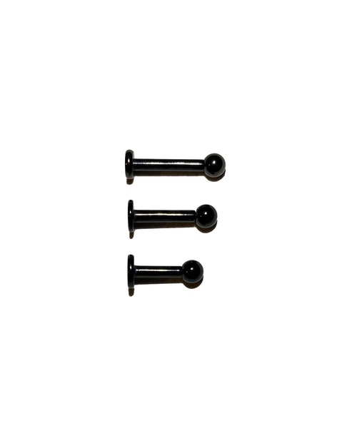 MORPH(モルフ)の「MORPH モルフ ラブレット ボディーピアス 12ゲージ 6mm~12mm(ピアス(片耳用)・メンズ・ブラック・6/8/10/12)」の1枚目の写真
