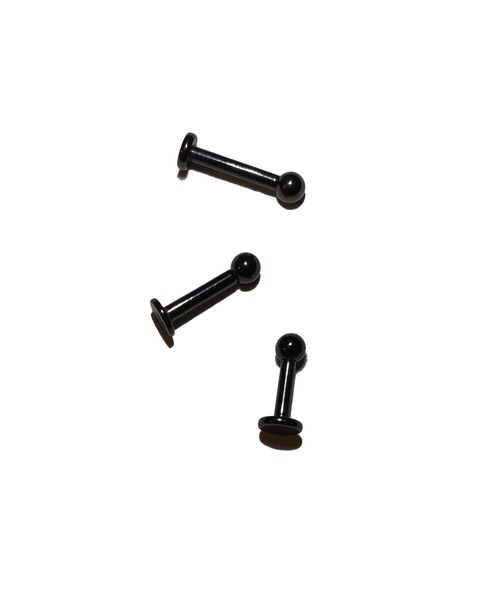 MORPH(モルフ)の「MORPH モルフ ラブレット ボディーピアス 12ゲージ 6mm~12mm(ピアス(片耳用)・メンズ・ブラック・6/8/10/12)」の2枚目の写真