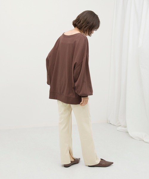 Ambre Neige(アンブルネージュ)の「カットメルトンパンツ/【WEB/EC限定商品】(その他パンツ・レディース・オフホワイト/グレー系その他・FREE)」の3枚目の写真